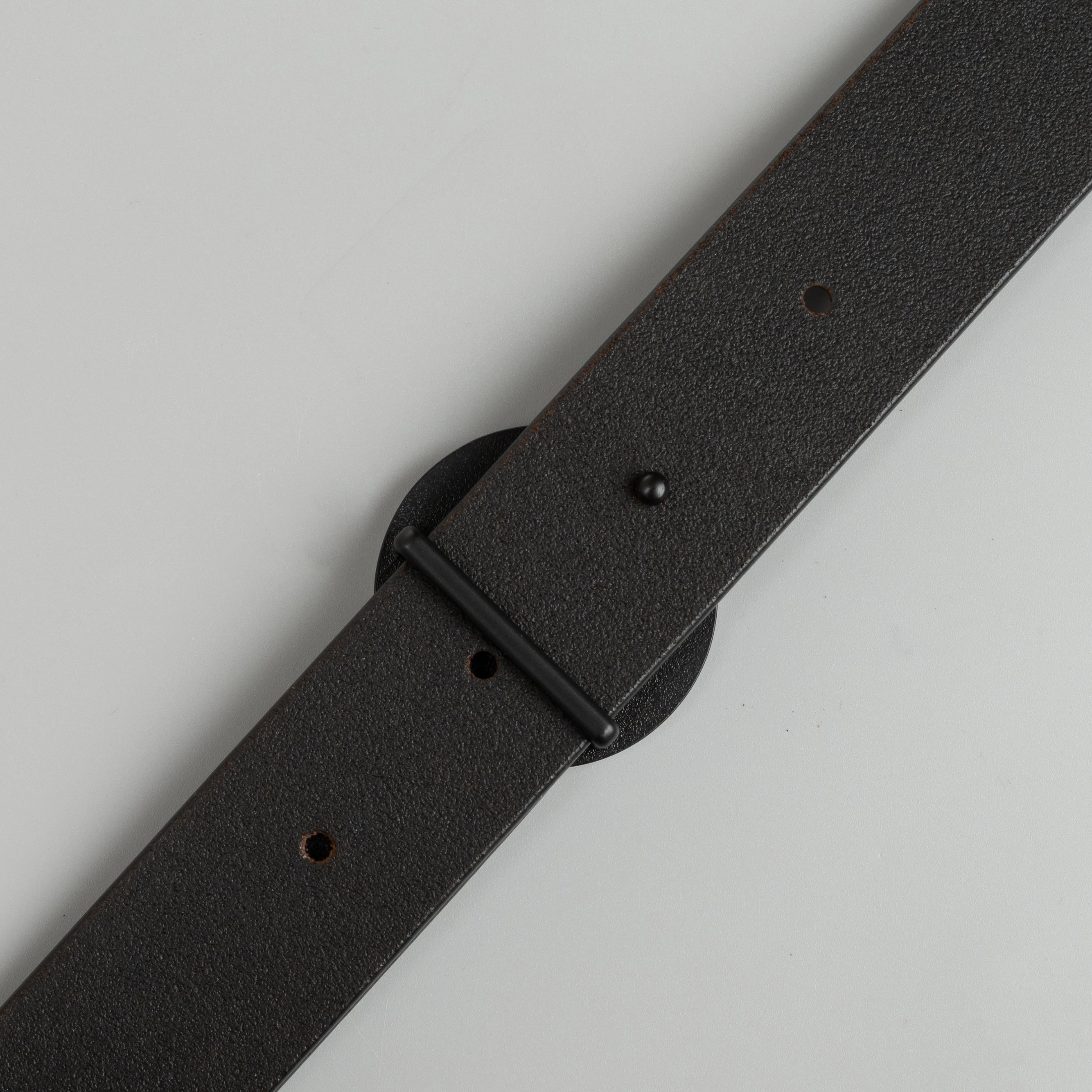 Rict MEN'S BLACK LEATHER BELT FOR MEN