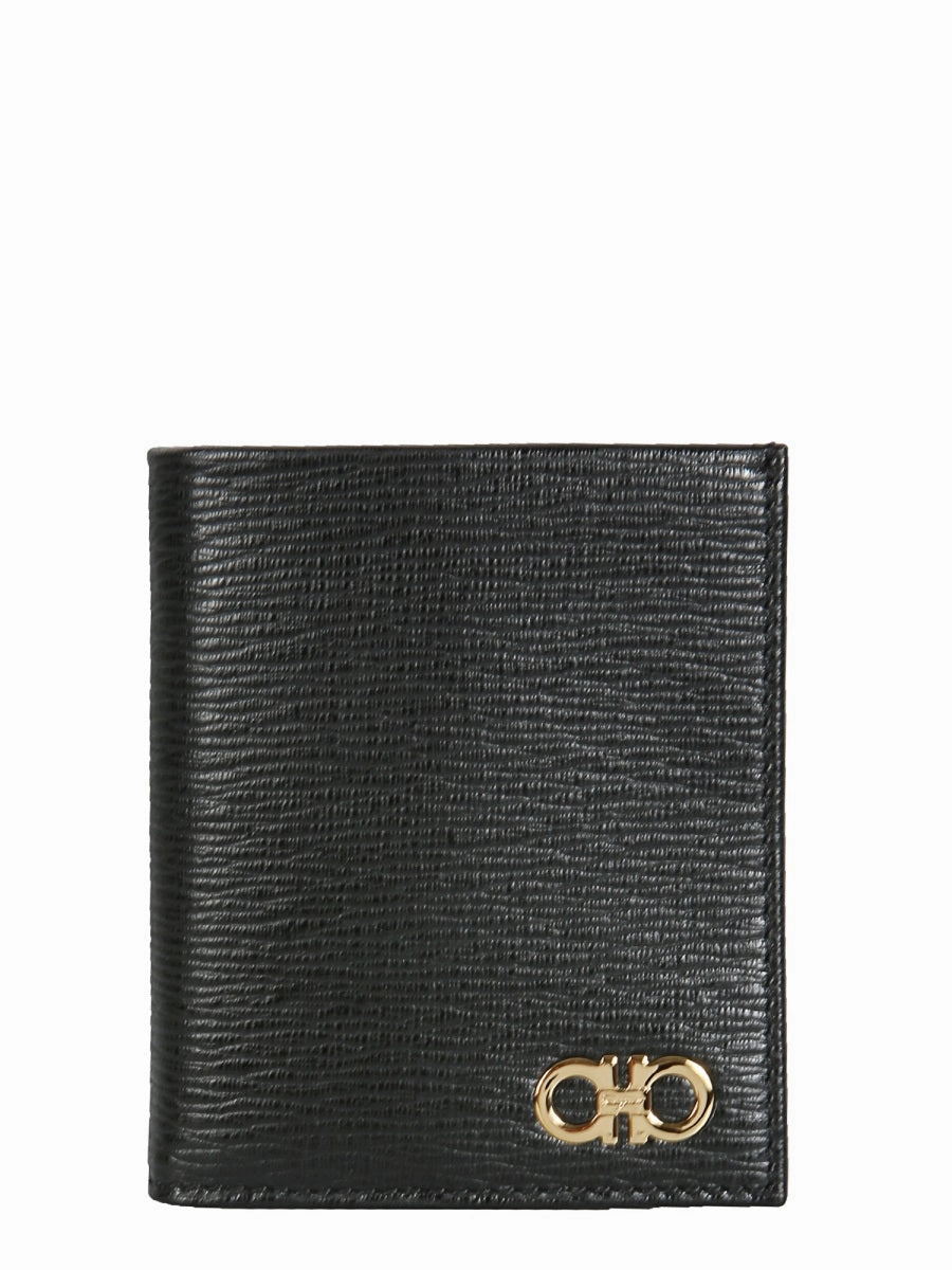 Salvatore Ferragamo Gancini Plaque Bifold Wallet