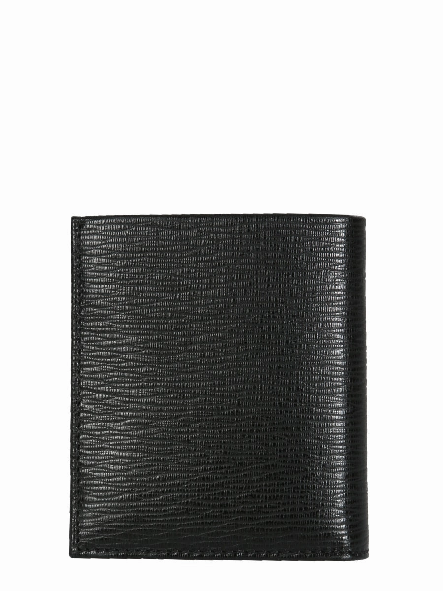 Salvatore Ferragamo Gancini Plaque Bifold Wallet