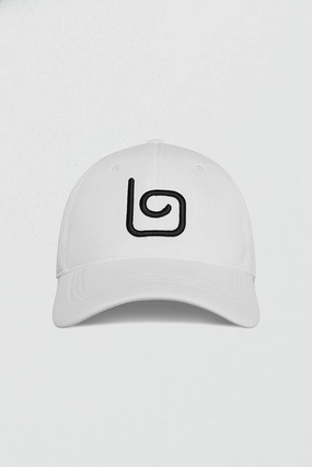 Signature Olaben Cap with Black logo - White