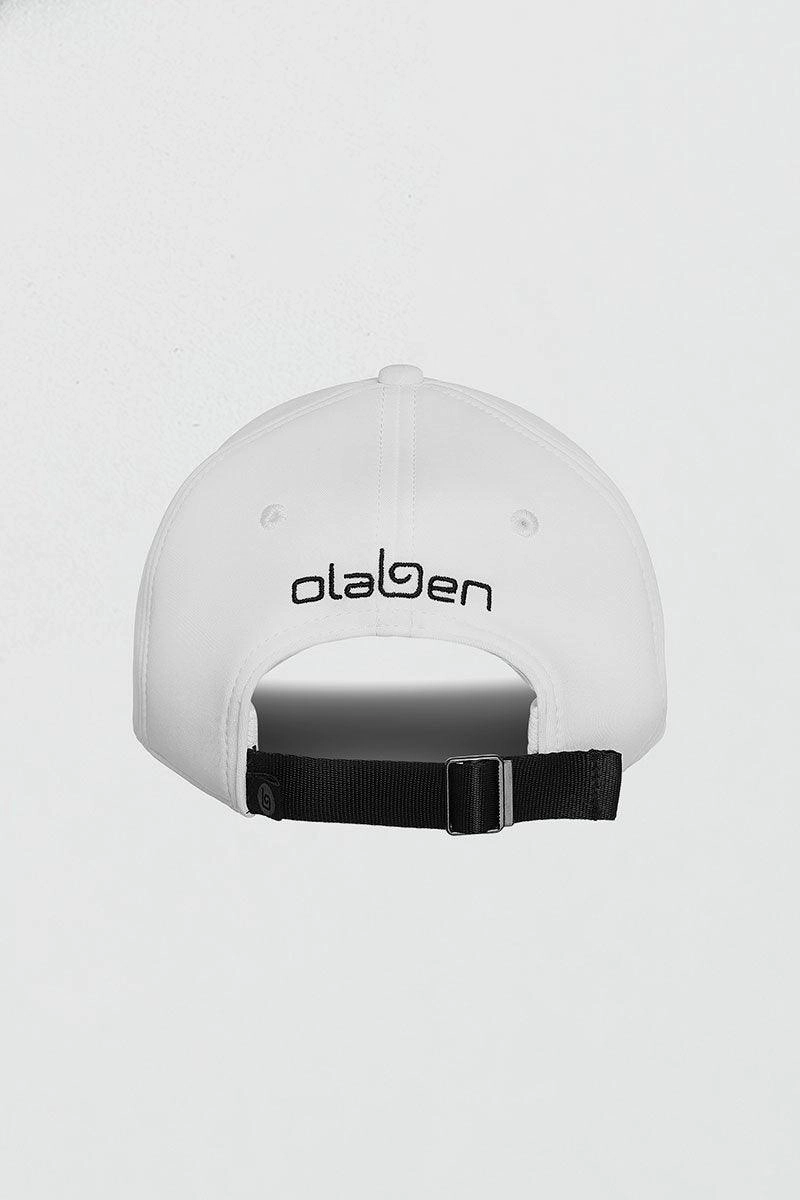 Signature Olaben Cap with Black logo - White