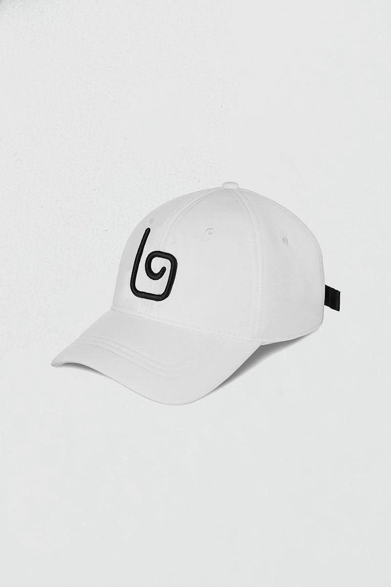 Signature Olaben Cap with Black logo - White