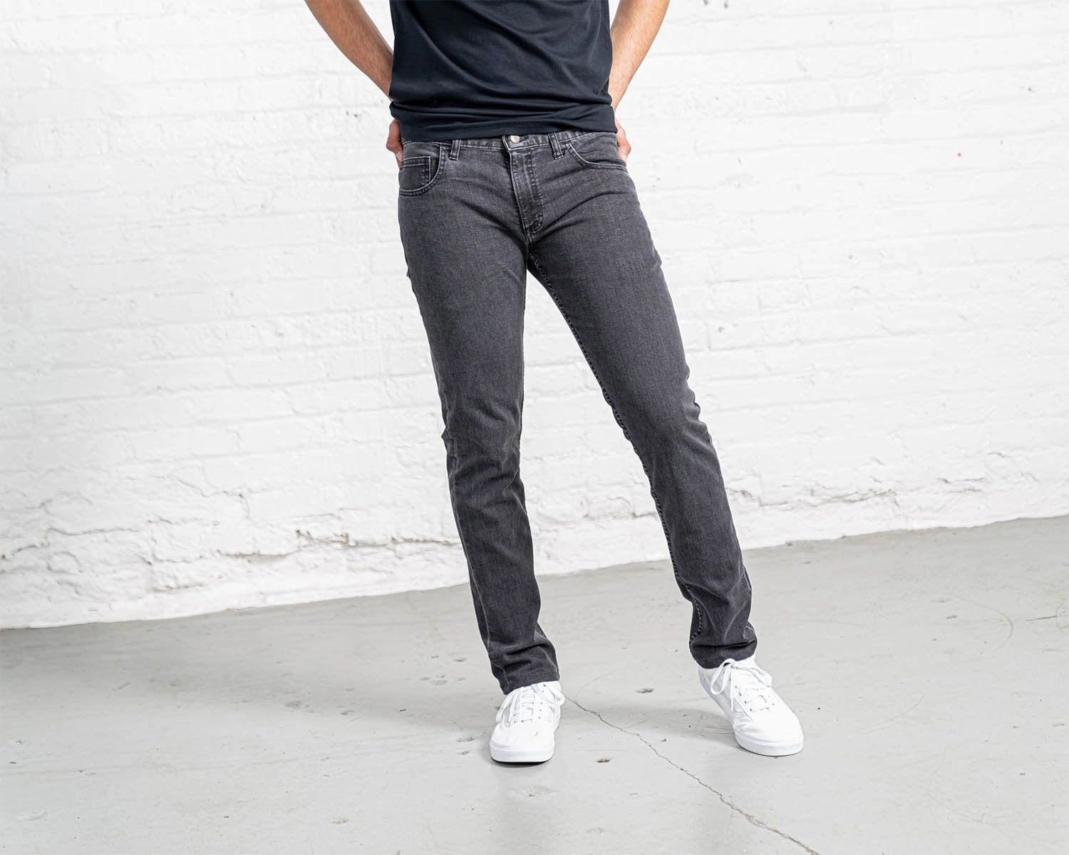 Slim Fit Grey Wash