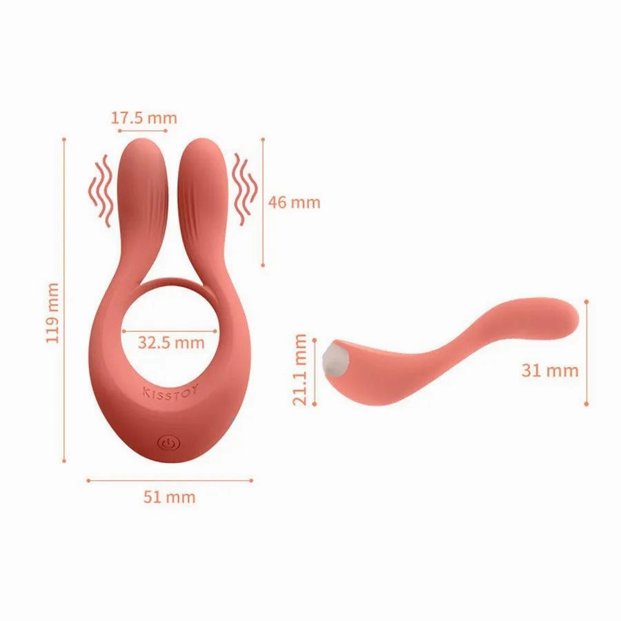 Soft Silicone Vibrating Cock Ring