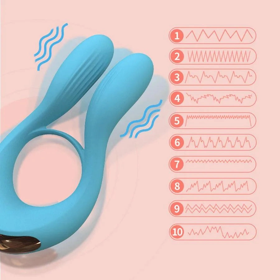 Soft Silicone Vibrating Cock Ring