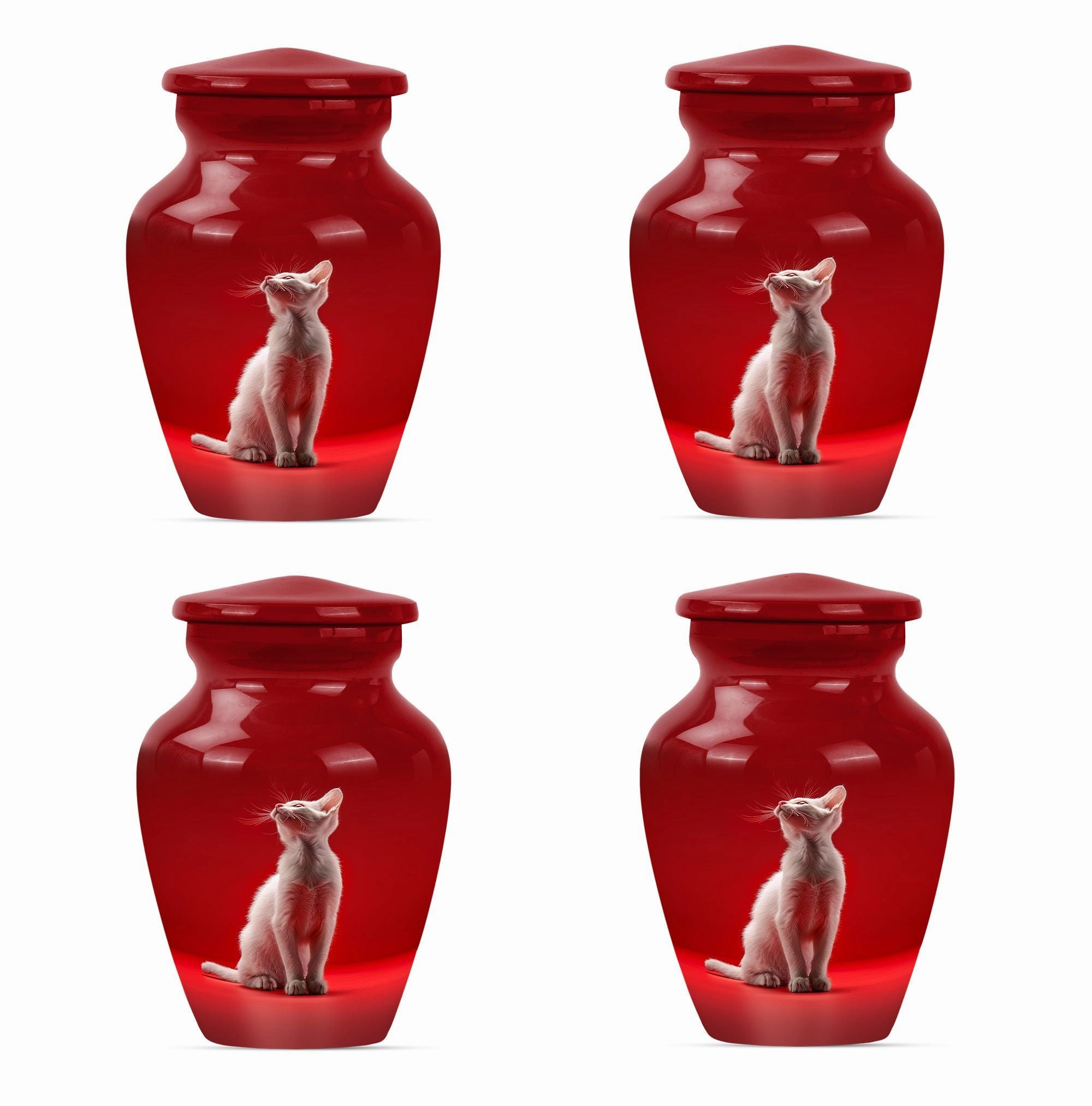 Sophisticated Cat Cremation Urn for Human Ash Remembrance