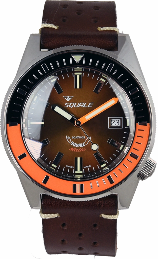 Squale 60 Atmos Squalematic Brown MATICXSD.PTS (Pre-owned)