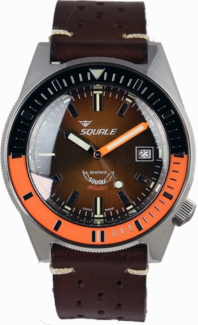 Squale 60 Atmos Squalematic Brown MATICXSD.PTS (Pre-owned)
