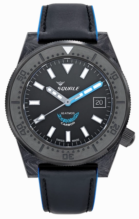 Squale 60 Atmos T-183 Forged Carbon Blue T-183FCBL