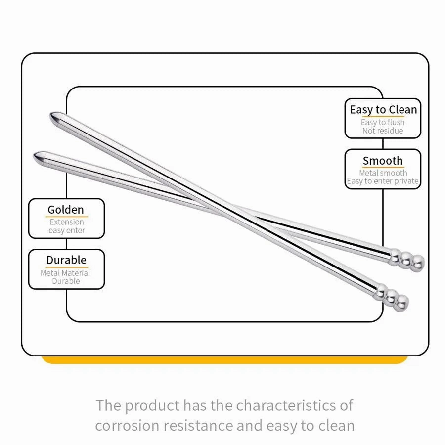 Stainless Steel Urethral Sounding Penis Plug
