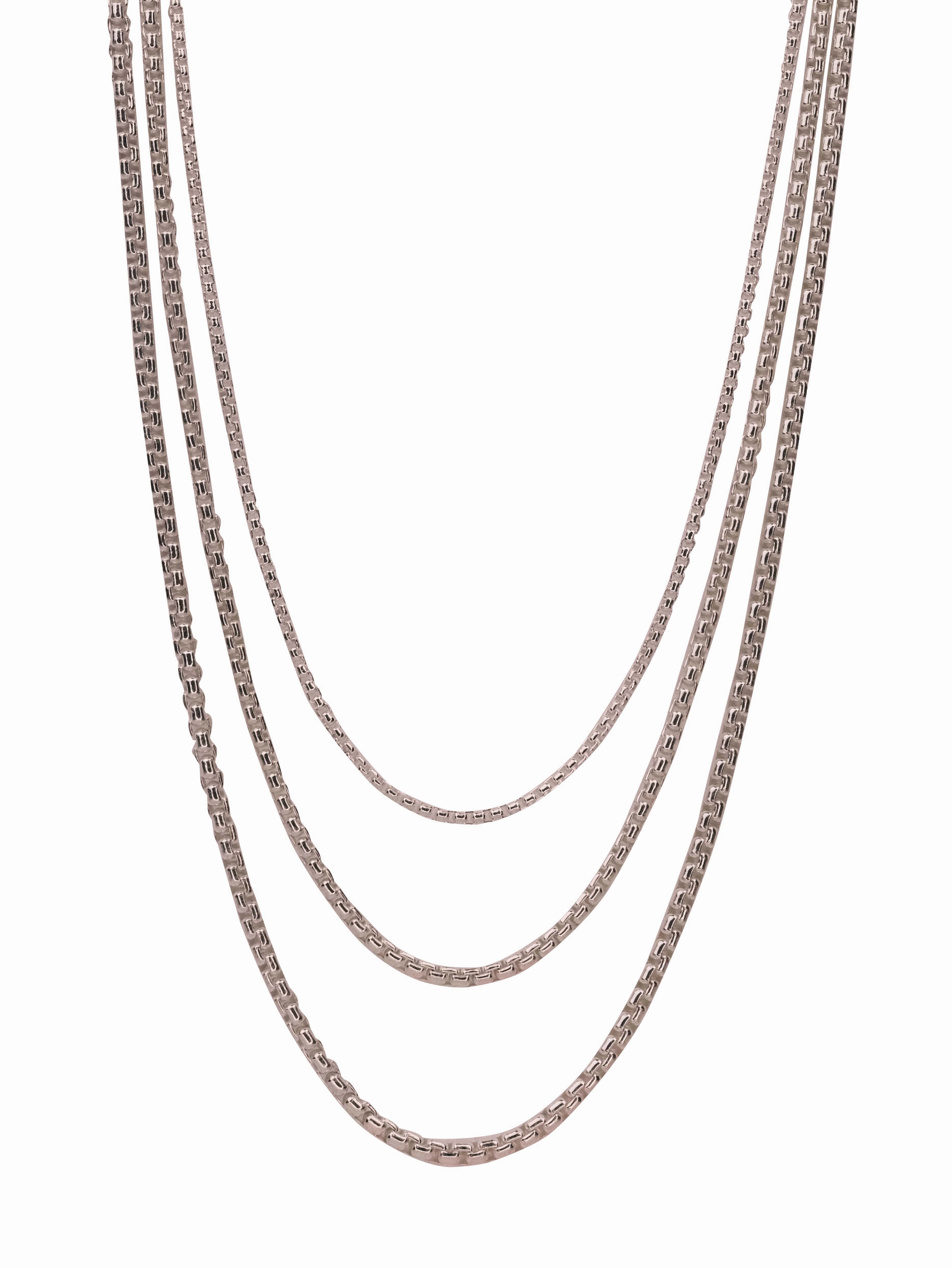 Sterling Silver Venetian Box Chain