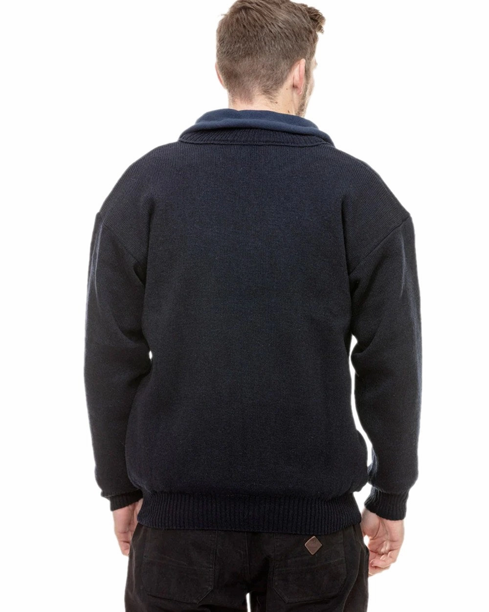 Swanndri Mens Rhino Stormshield Wool Jersey With Windproof Lining
