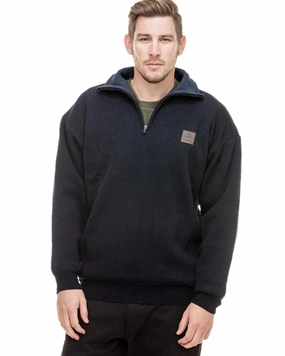 Swanndri Mens Rhino Stormshield Wool Jersey With Windproof Lining