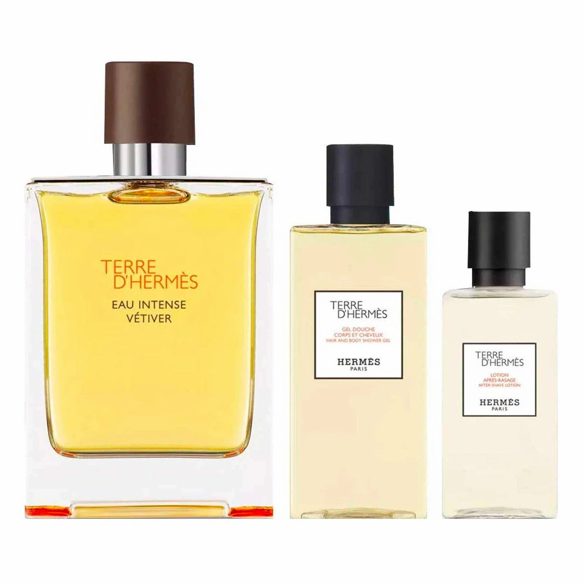 Terre D'Hermes Eau Intense Vetiver 3.3 oz EDP Gift Set for men