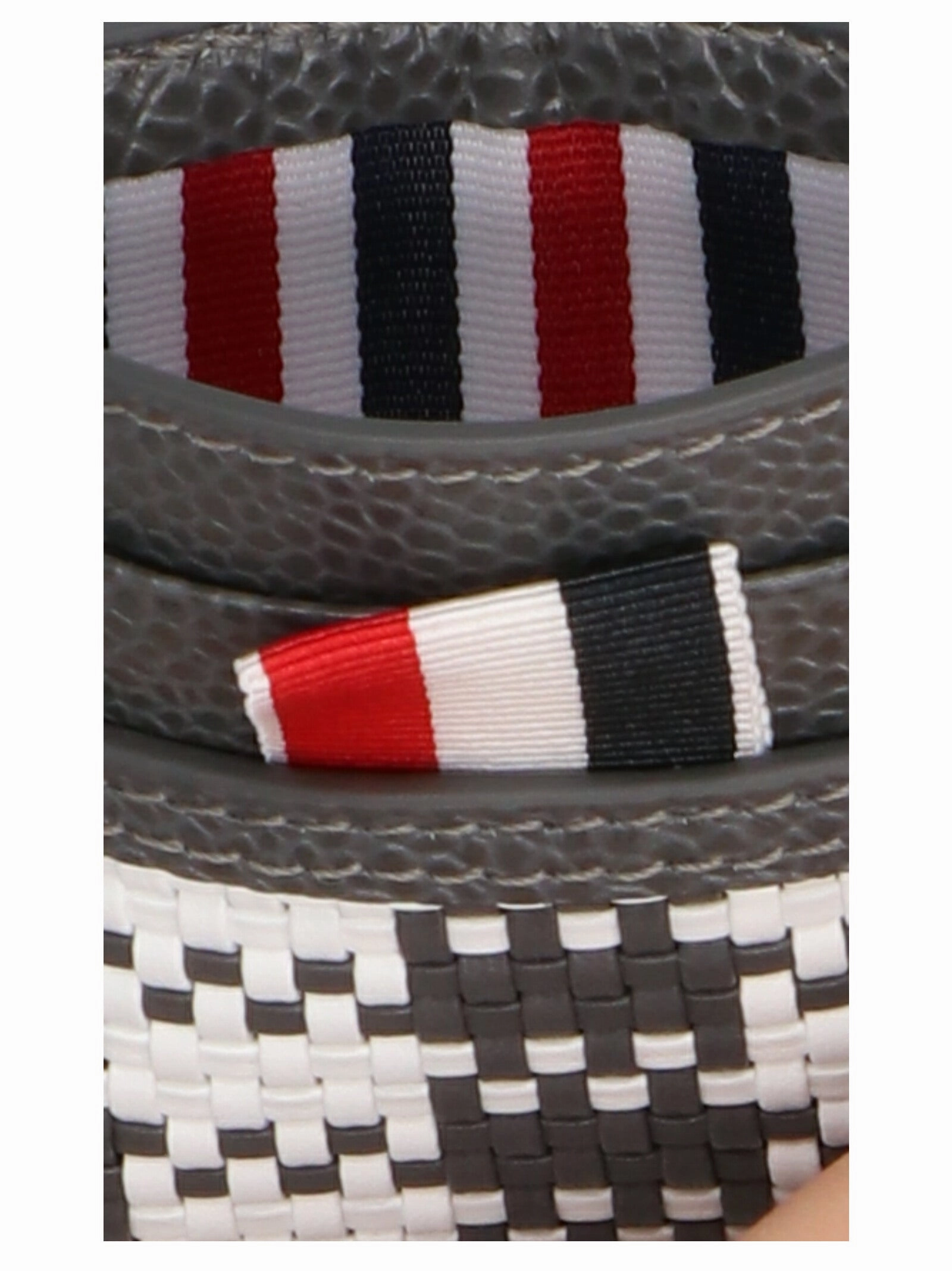 Thom Browne Logo Patch Woven Cardholder