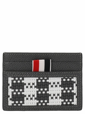 Thom Browne Logo Patch Woven Cardholder