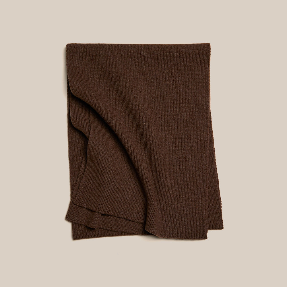 Tricot x Sabah Cashmere Scarf - Marron