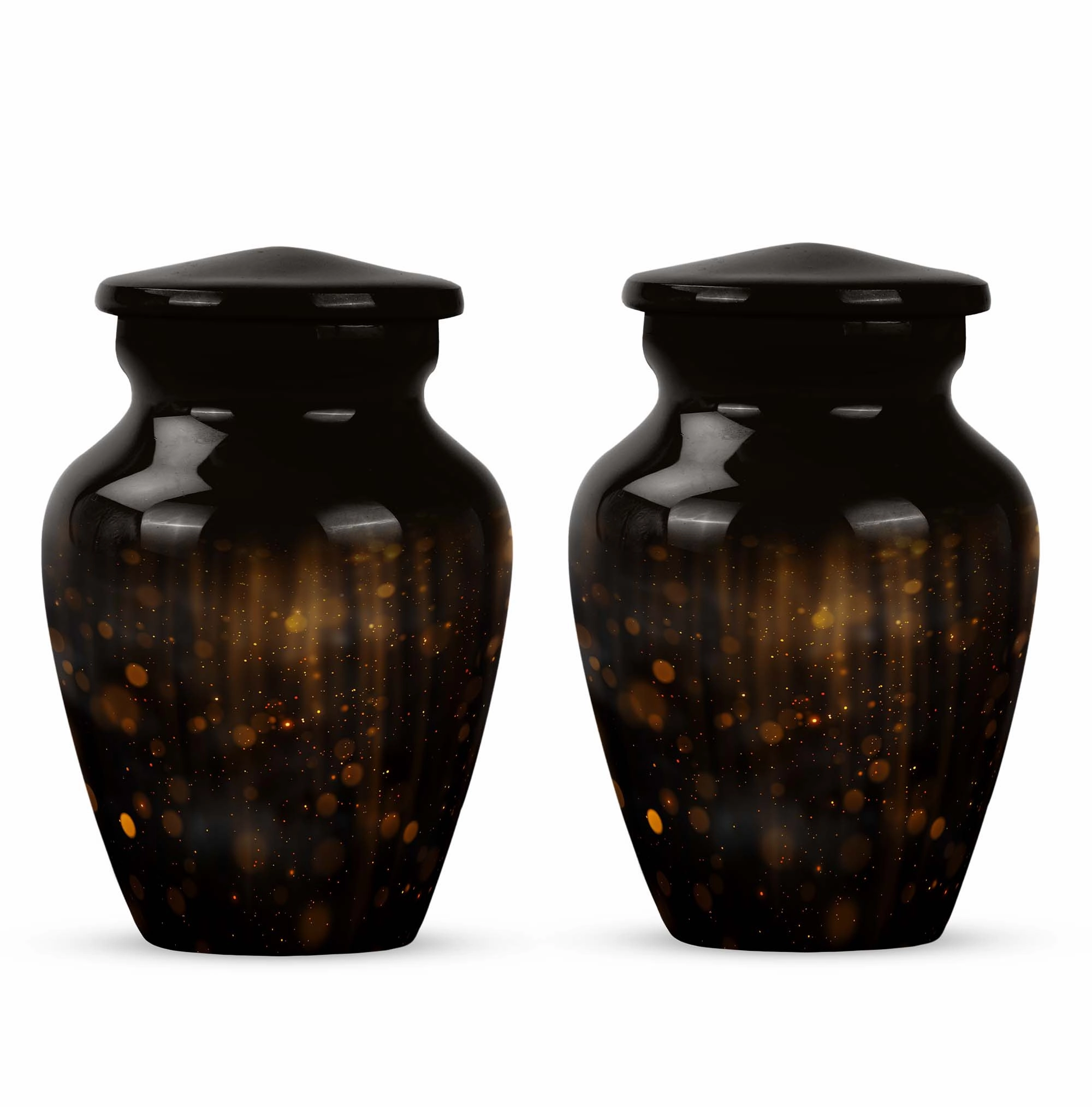 Twilight Forest Shimmer:  Lasting Cremation Urn for Human Ashes