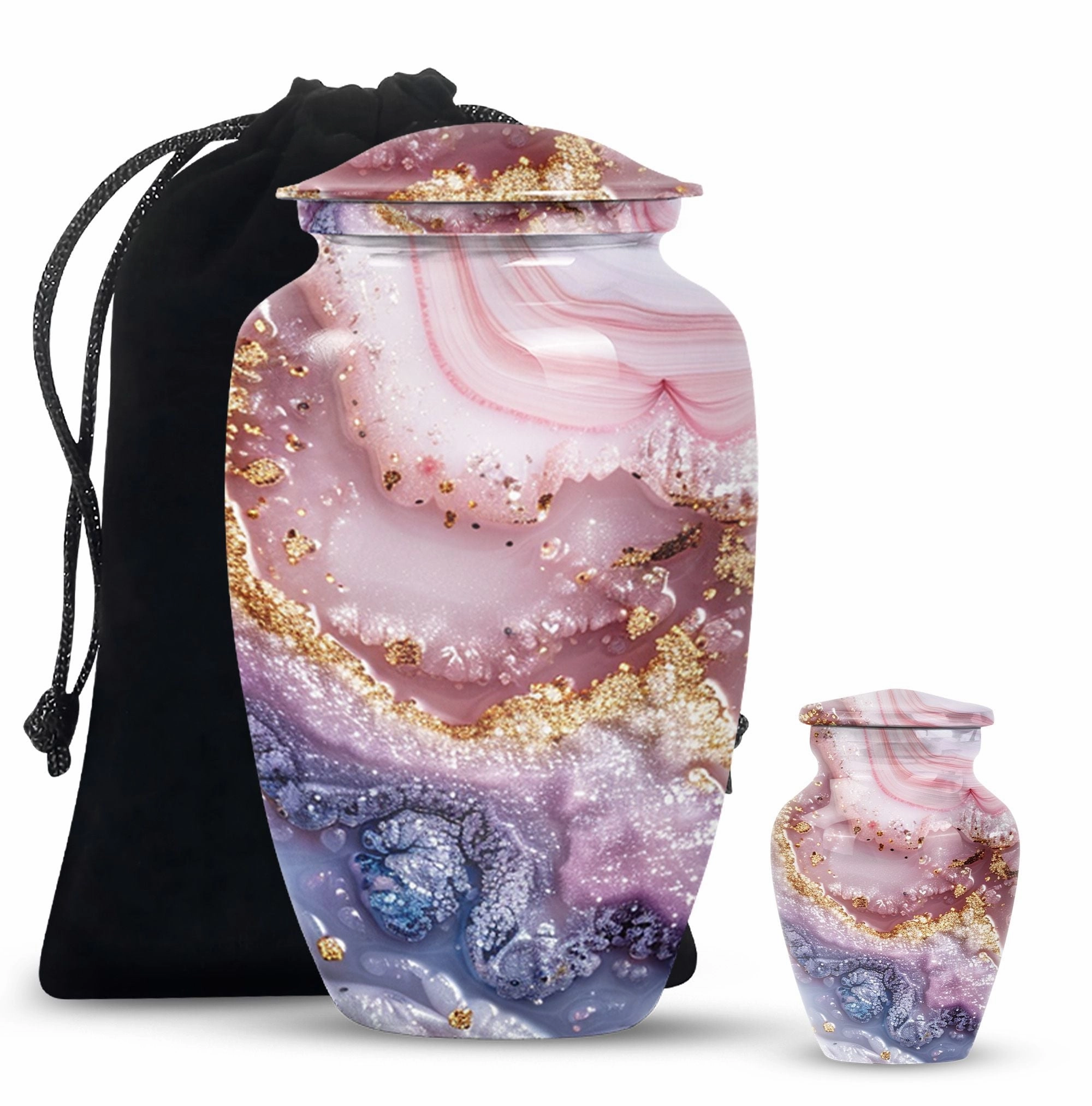 Vibrant Swirl Urn:  A Pioneering Remedy for Remembering Loved Ones