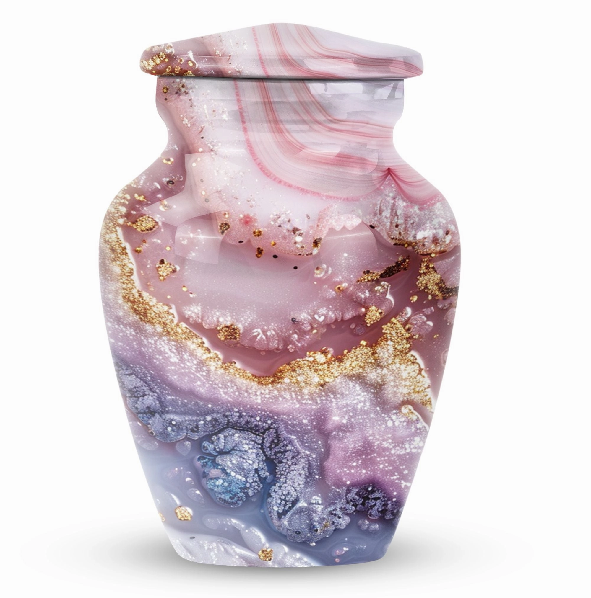 Vibrant Swirl Urn:  A Pioneering Remedy for Remembering Loved Ones