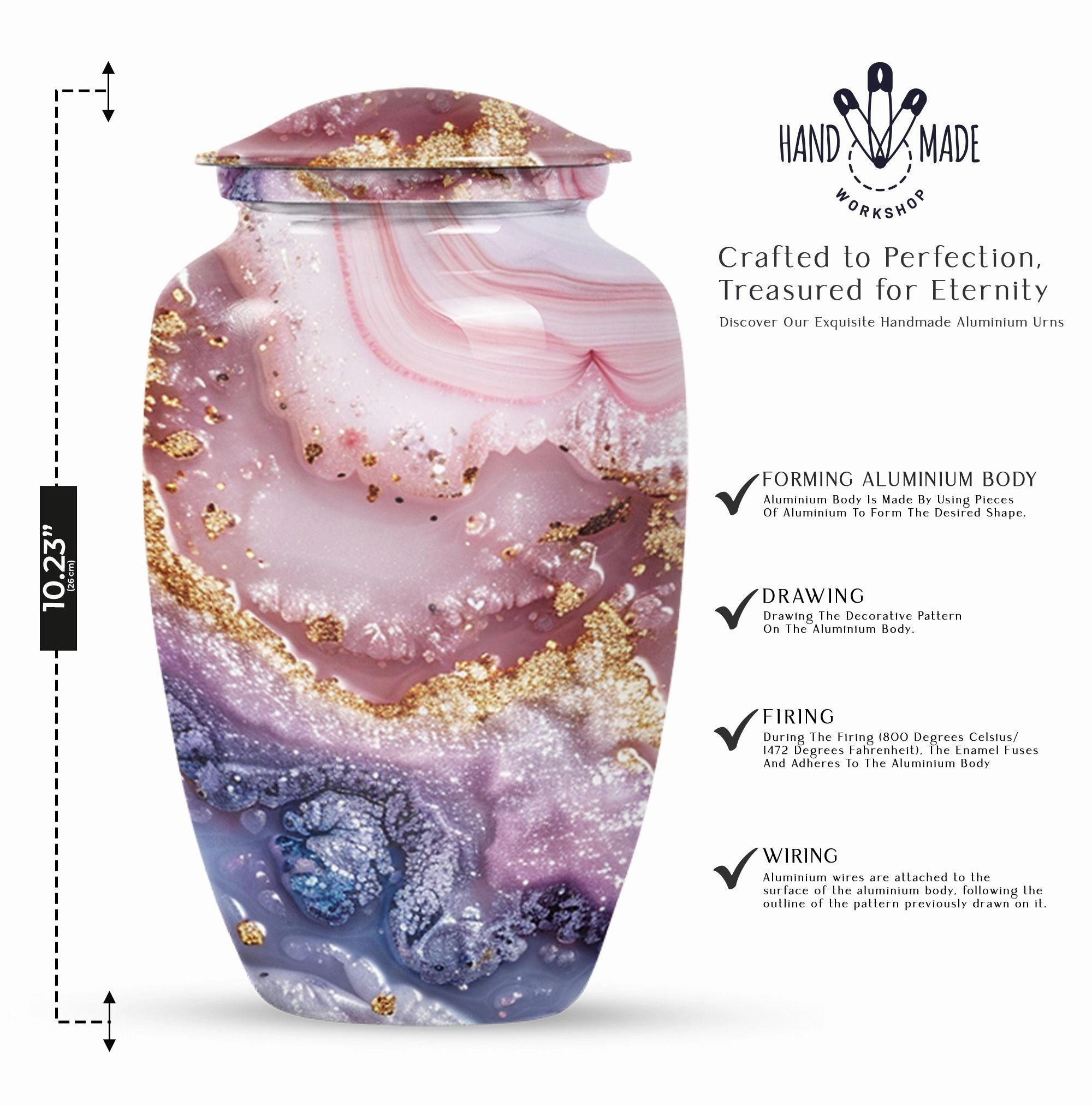 Vibrant Swirl Urn:  A Pioneering Remedy for Remembering Loved Ones