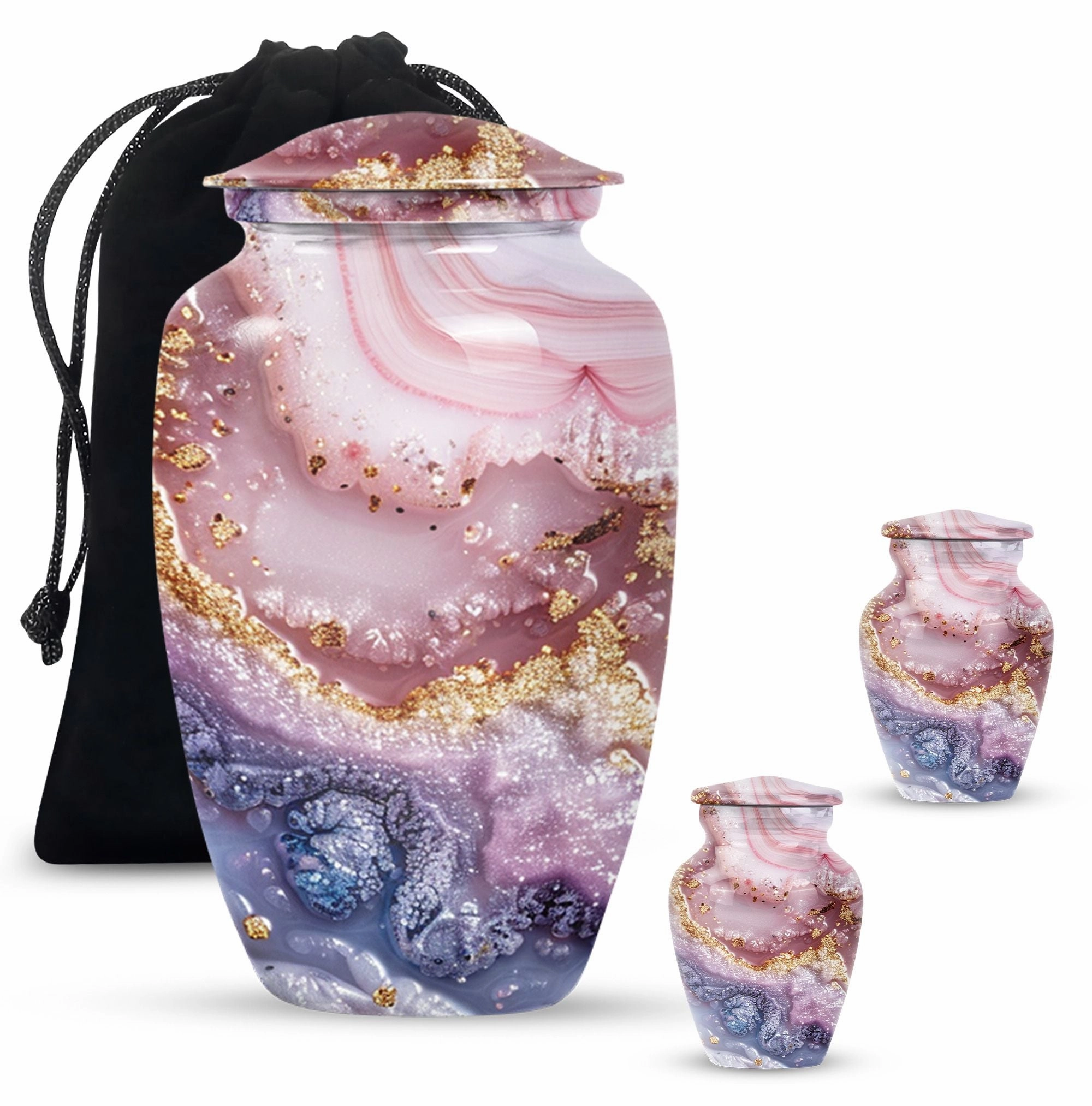Vibrant Swirl Urn:  A Pioneering Remedy for Remembering Loved Ones