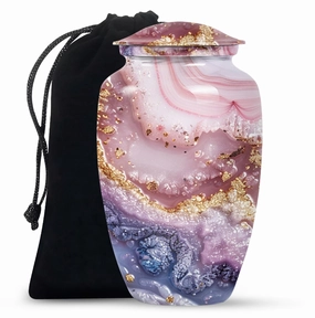 Vibrant Swirl Urn:  A Pioneering Remedy for Remembering Loved Ones