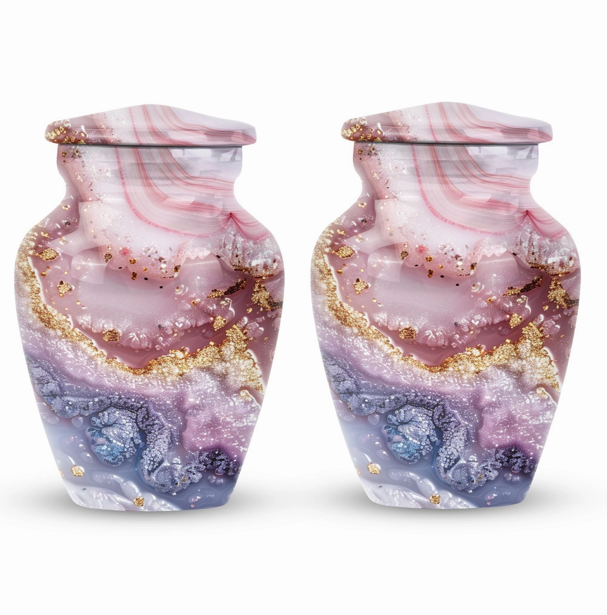 Vibrant Swirl Urn:  A Pioneering Remedy for Remembering Loved Ones
