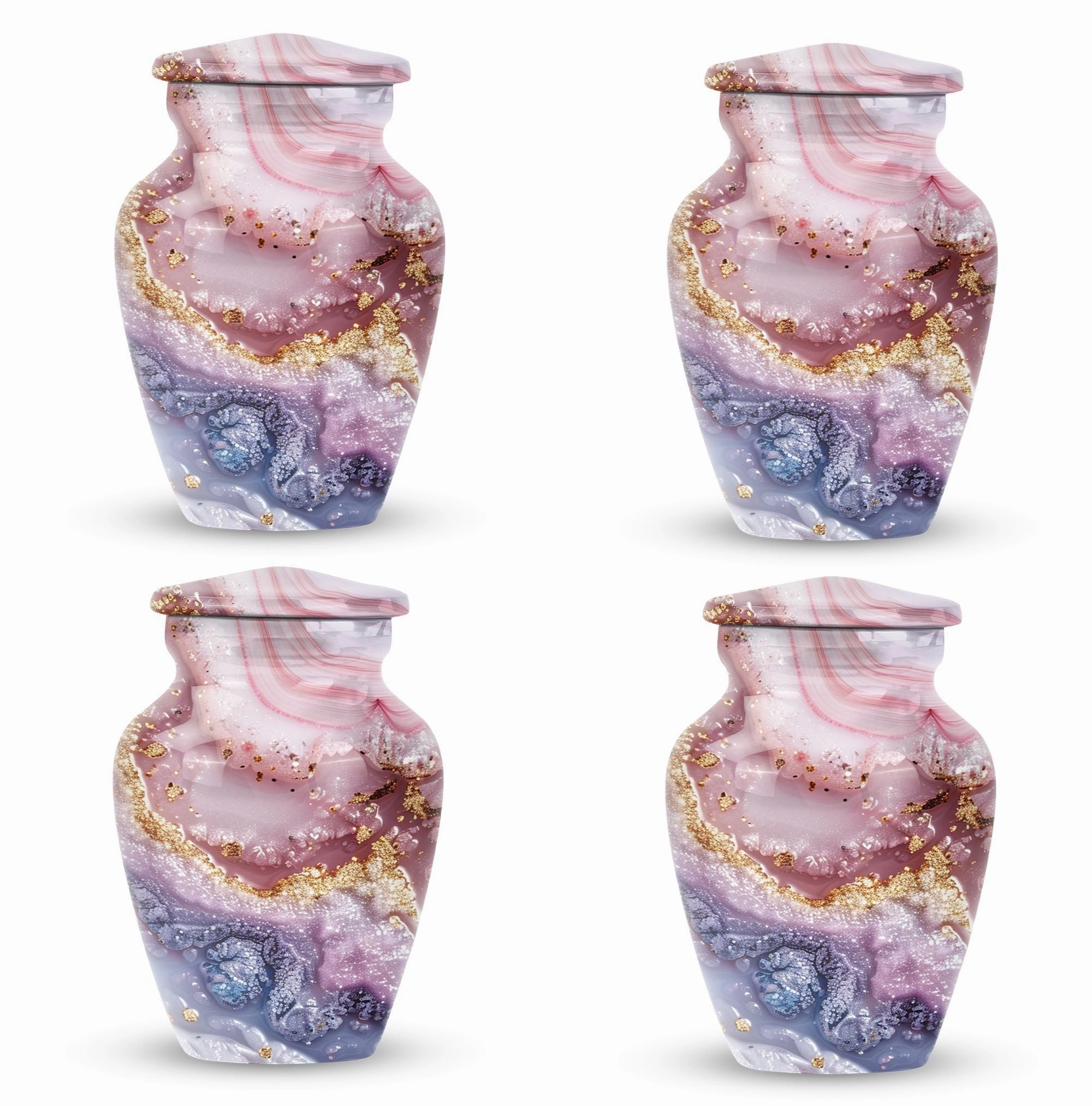 Vibrant Swirl Urn:  A Pioneering Remedy for Remembering Loved Ones