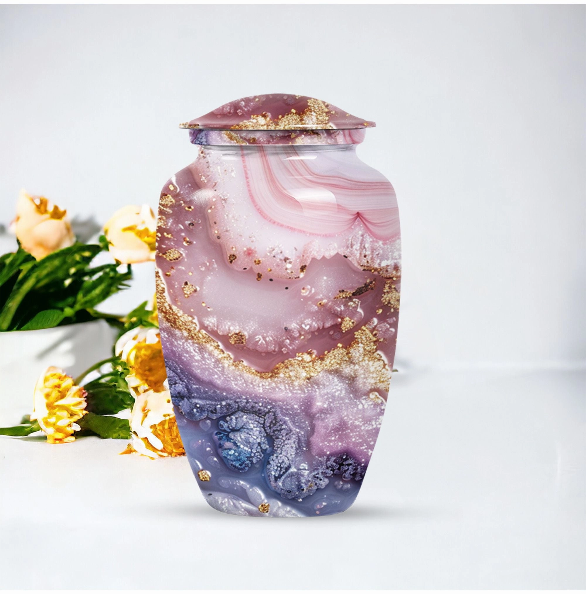 Vibrant Swirl Urn:  A Pioneering Remedy for Remembering Loved Ones
