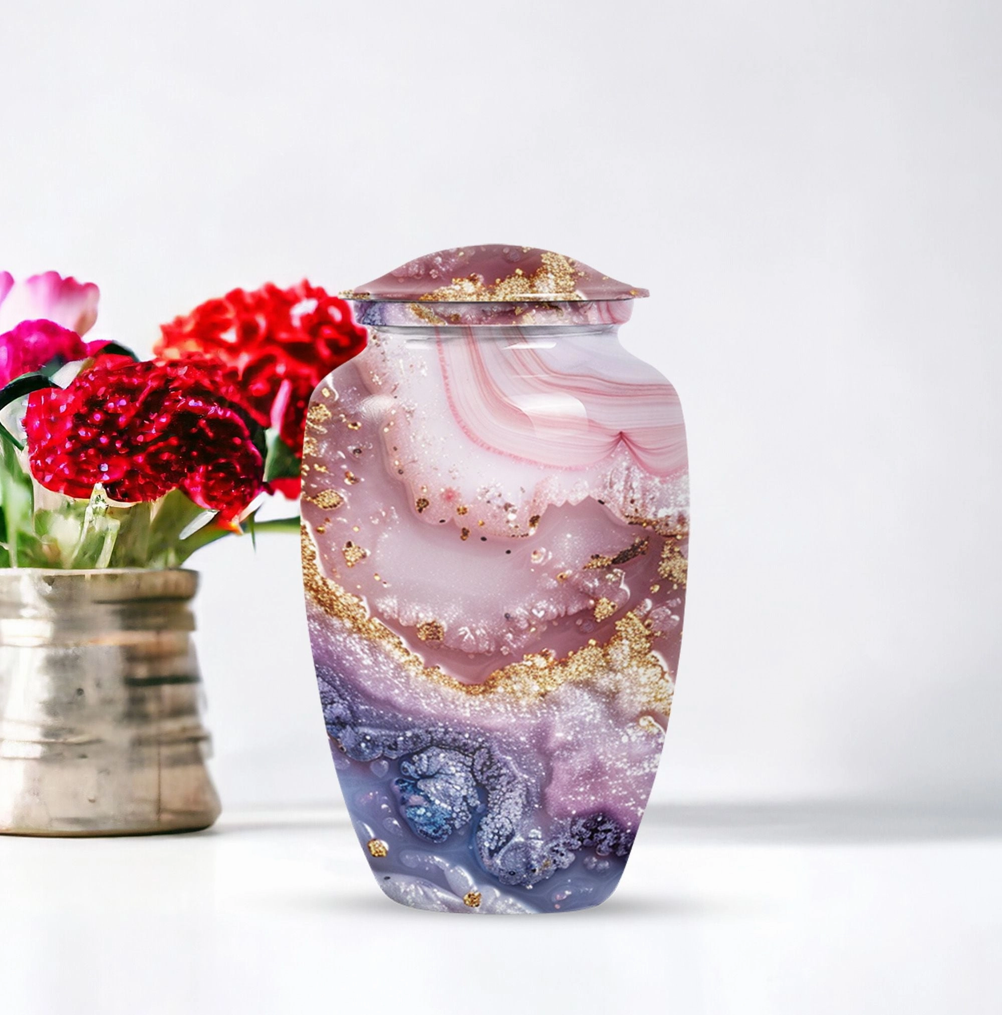 Vibrant Swirl Urn:  A Pioneering Remedy for Remembering Loved Ones