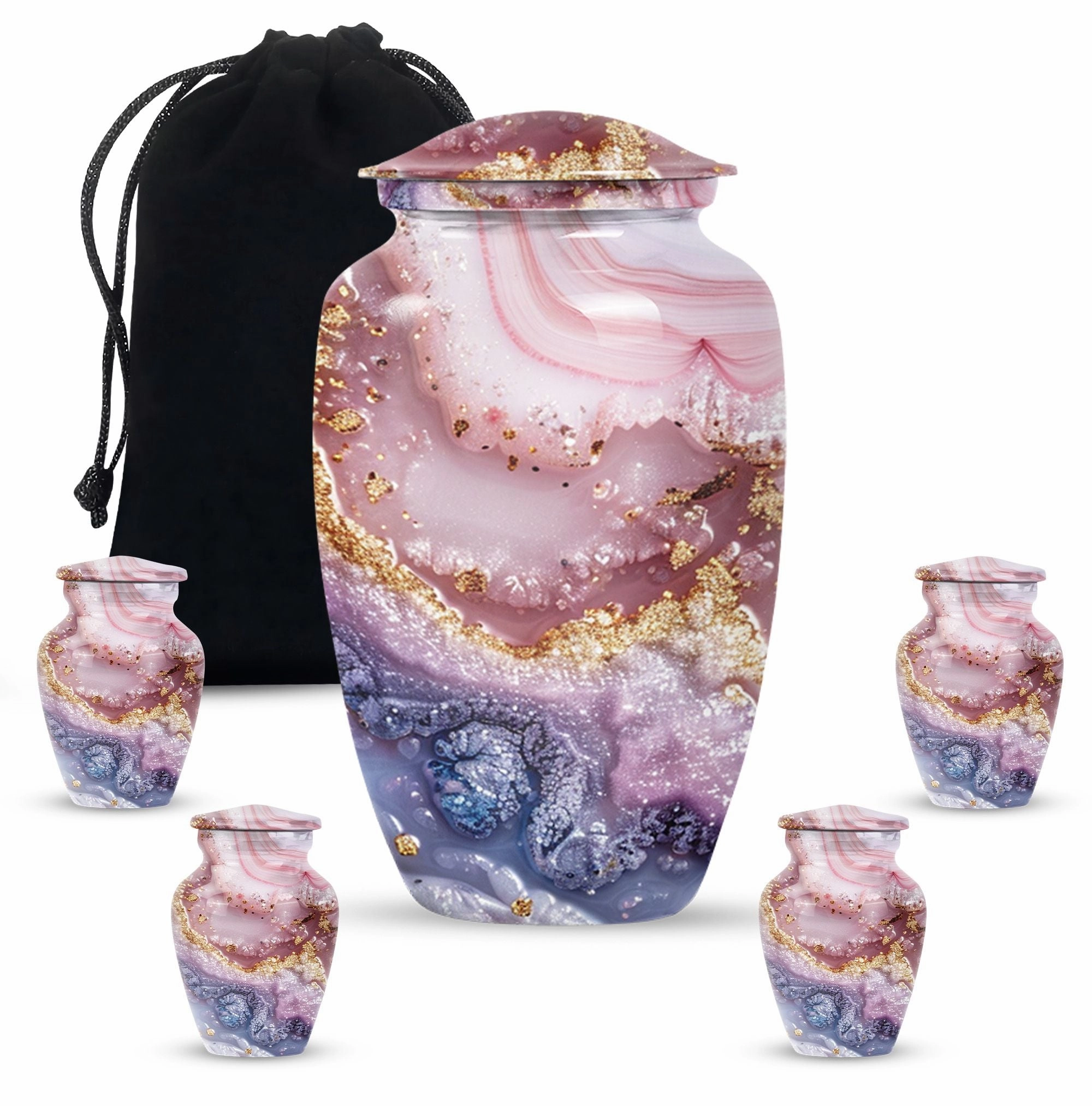 Vibrant Swirl Urn:  A Pioneering Remedy for Remembering Loved Ones