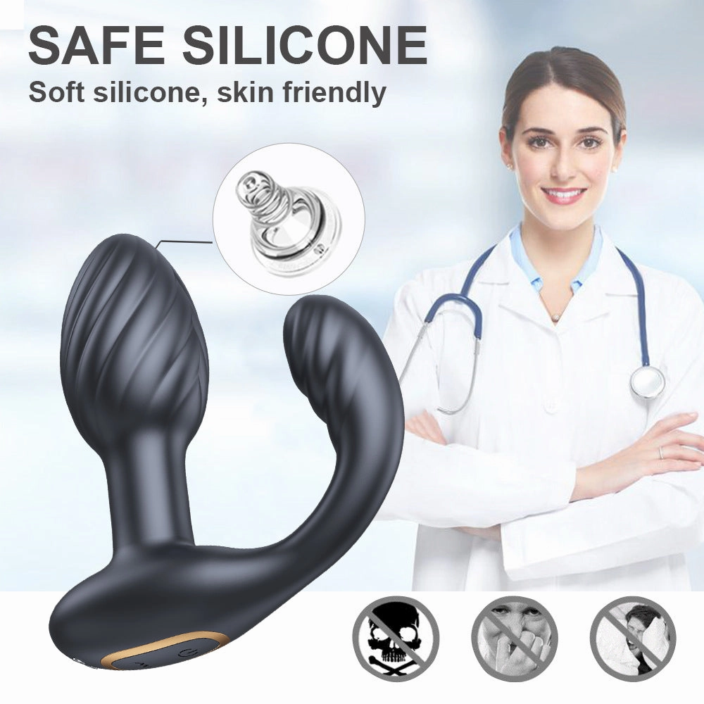 Vibrating Butt Plug with Rotation
