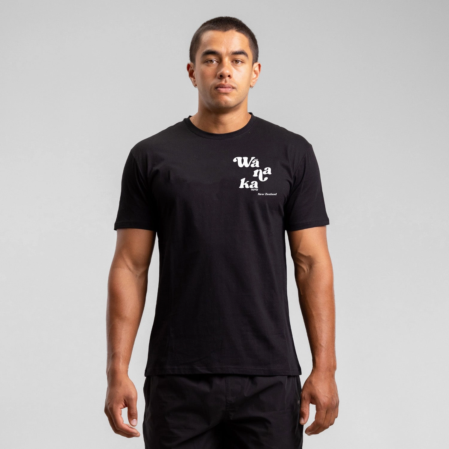 W_naka Classic Tee - Unisex BLACK