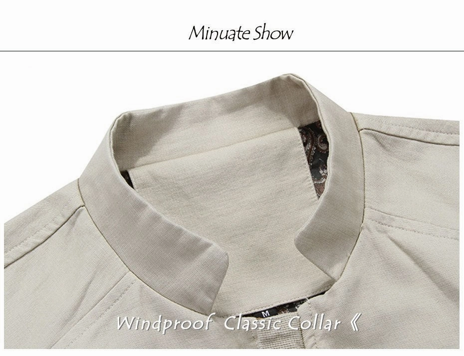 West Louis™ Autumn Washed Windbreak Jacket
