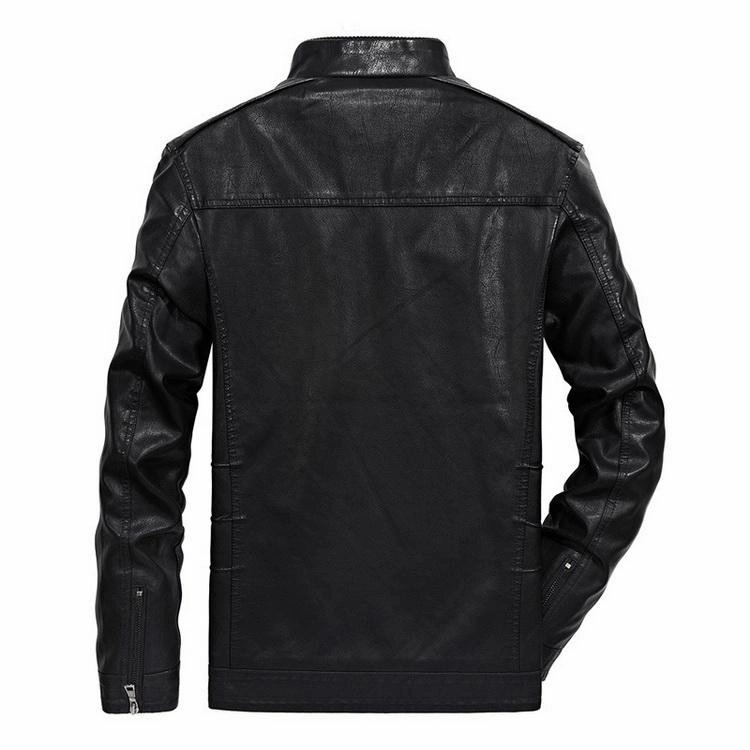 West Louis™ Classical Motorcycle Men Leather Jacket