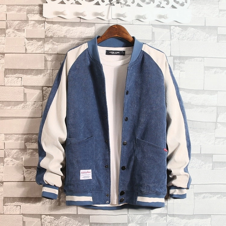 West Louis™ College Patchwork Jacket