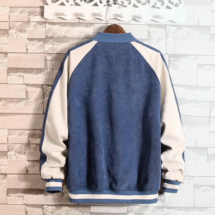 West Louis™ College Patchwork Jacket