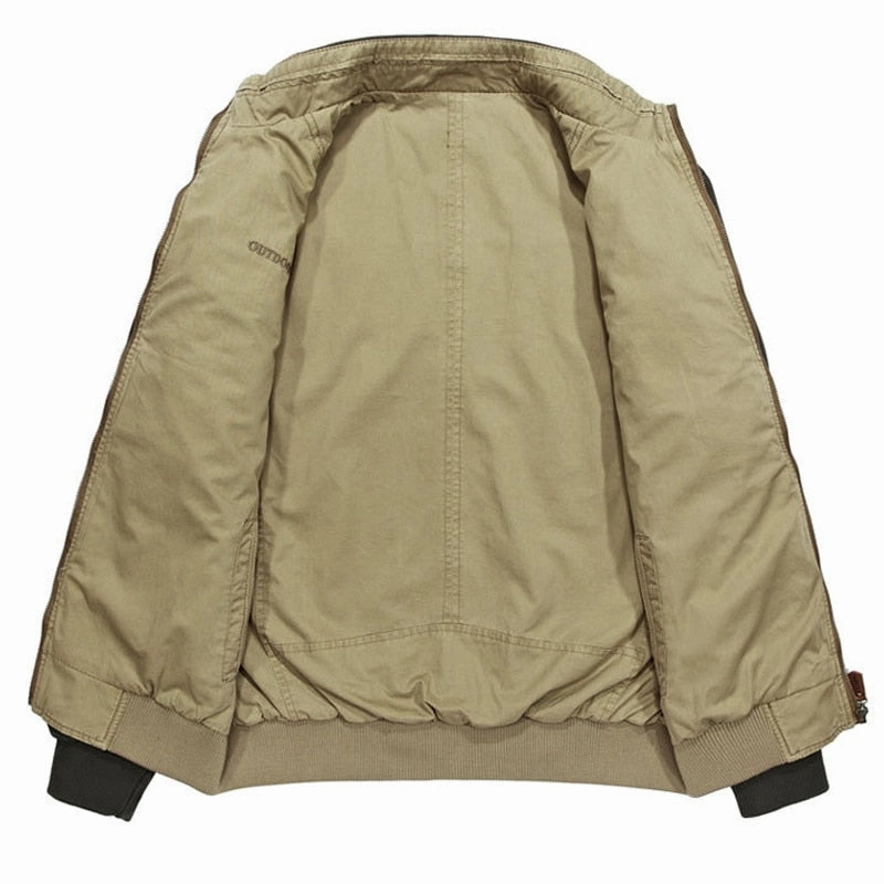 West Louis™ Double Front Pockets Windbreaker Jacket