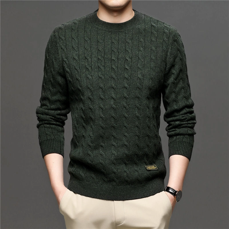 West Louis™ Fashion Knitted Jumper O-Neck Pullover Sweater