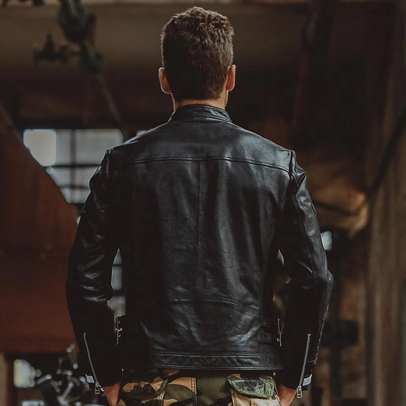 West Louis™ Genuine Leather Bikers Jacket