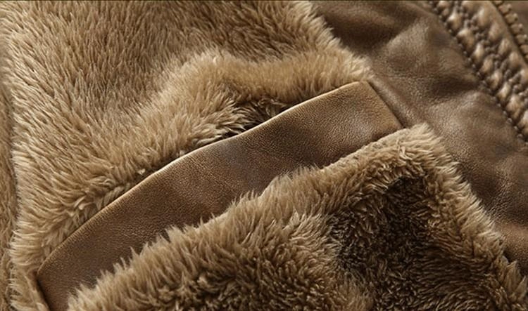 West Louis™ Winter PU Moto Long Leather Jacket