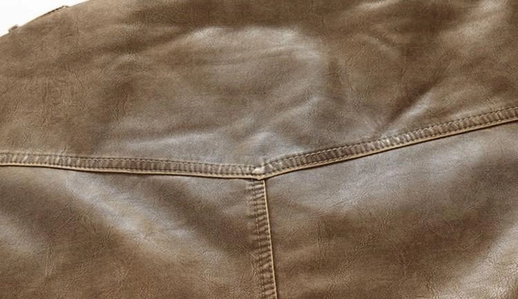 West Louis™ Winter PU Moto Long Leather Jacket