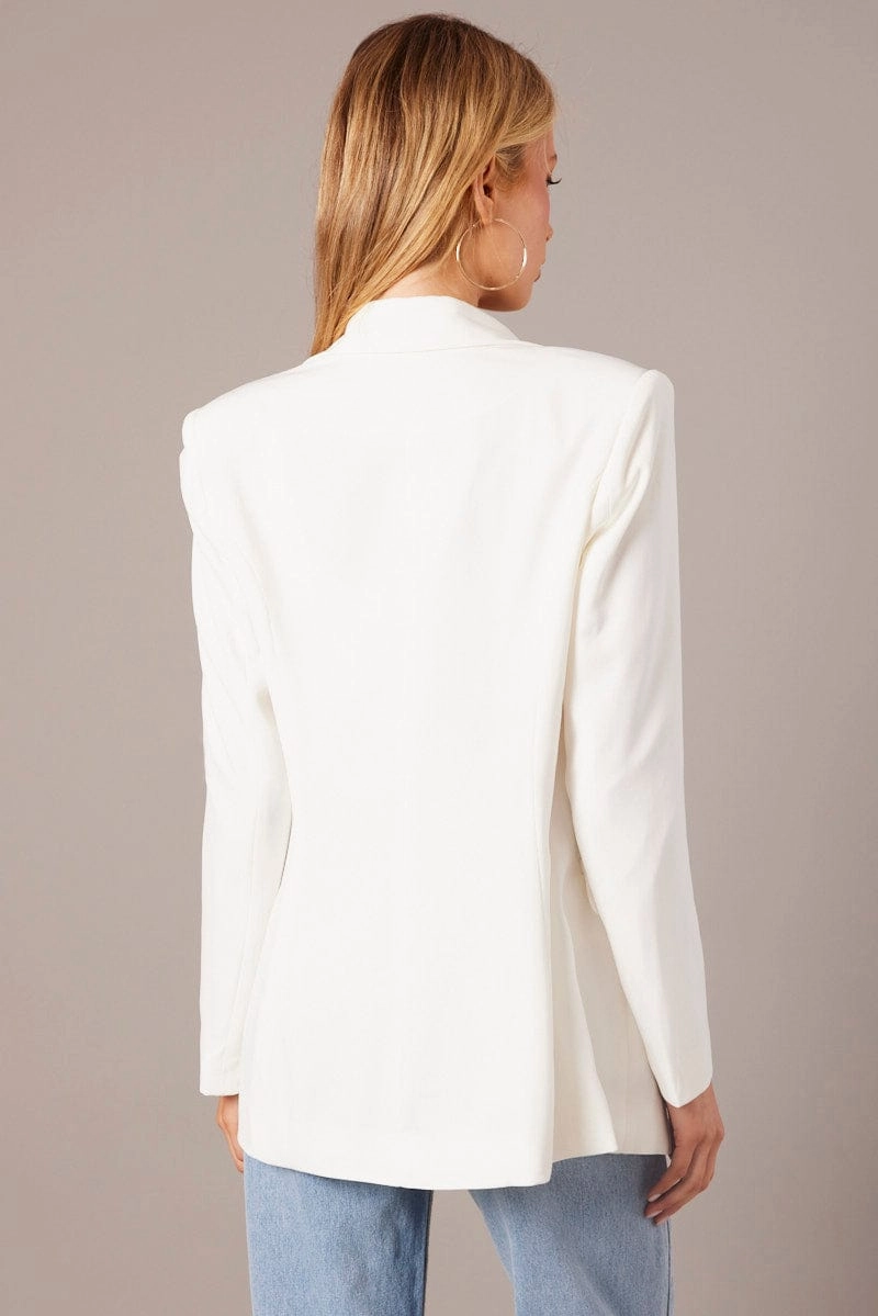 White Blazer Long Sleeve